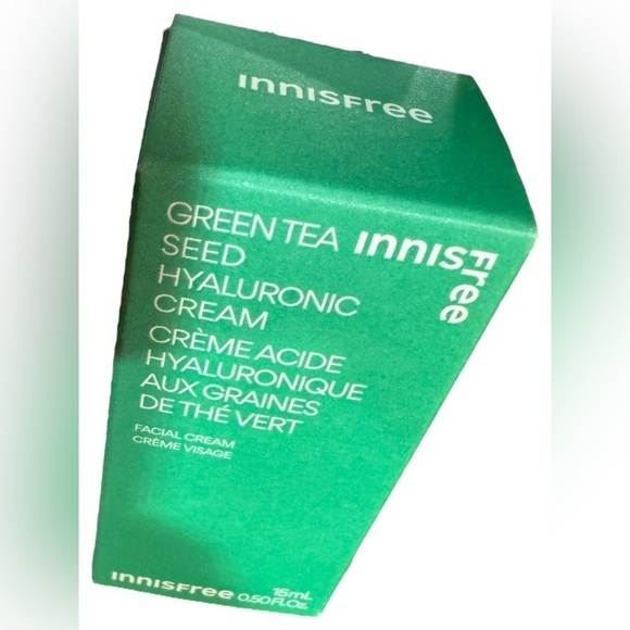 New in Box Innisfree Green Tea Seed Hyaluronic Acid Cream Facial Cream .50 fl oz - Picture 6 of 13